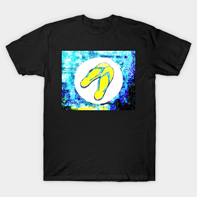 Flip Flopping Around the World T-Shirt by PictureNZ